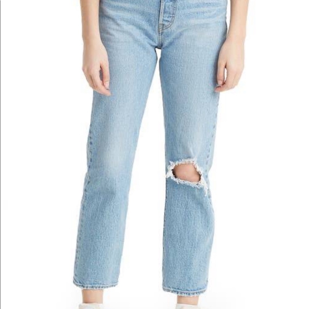 Levi’s Wedgie Straight Cropped Jeans
